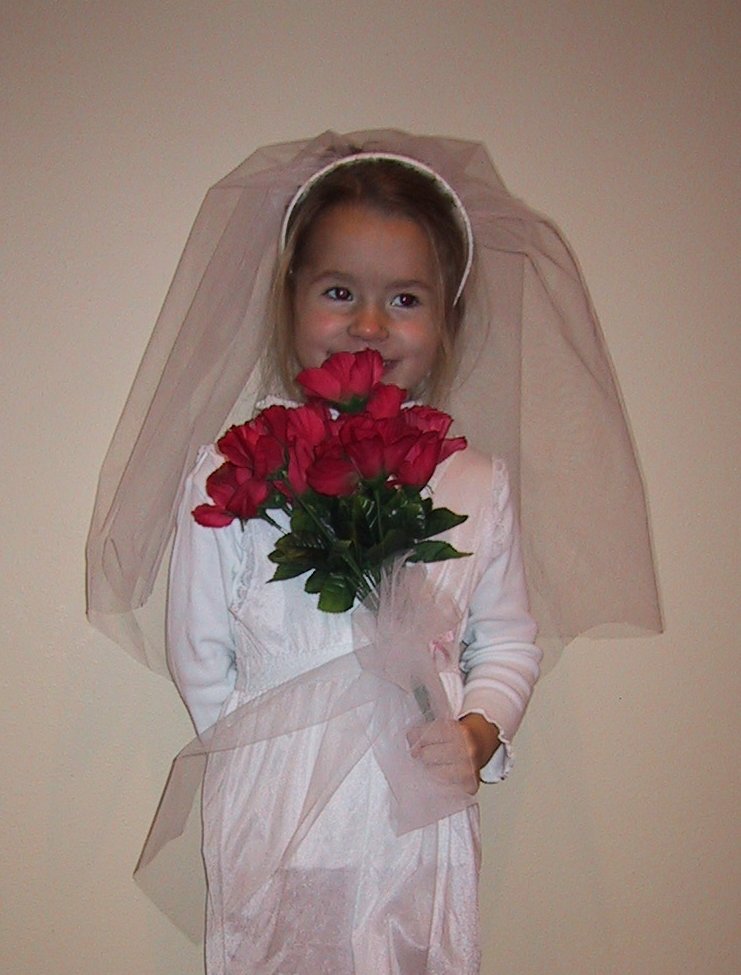 Homemade Halloween Bride Costume