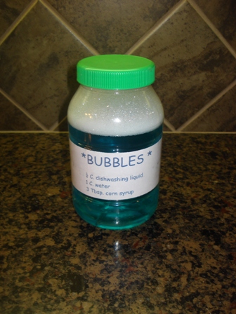 Homemade Bubbles
